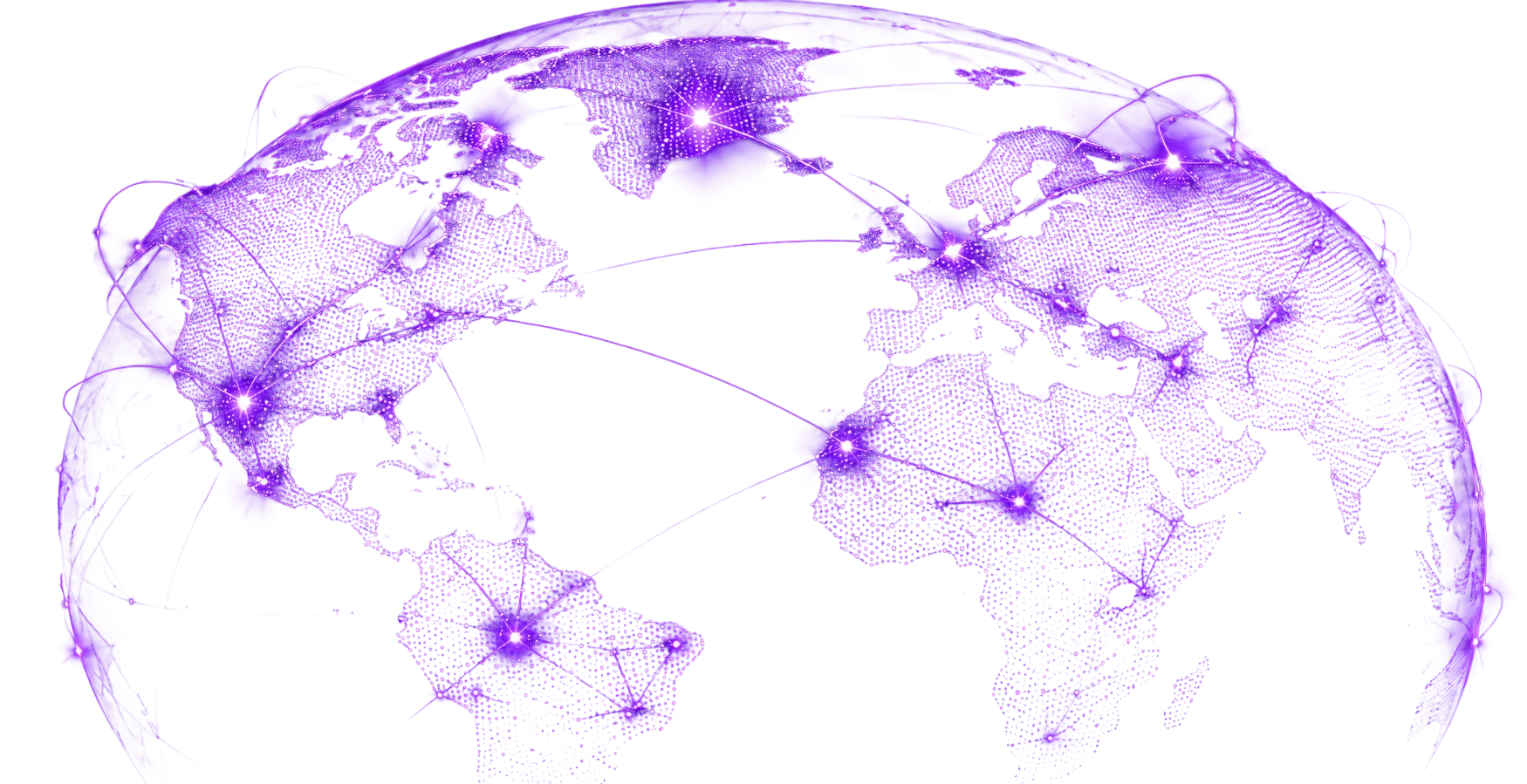 Global network map